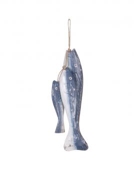 Bündel Fisch weiß / blau  ( 3-er ) groß